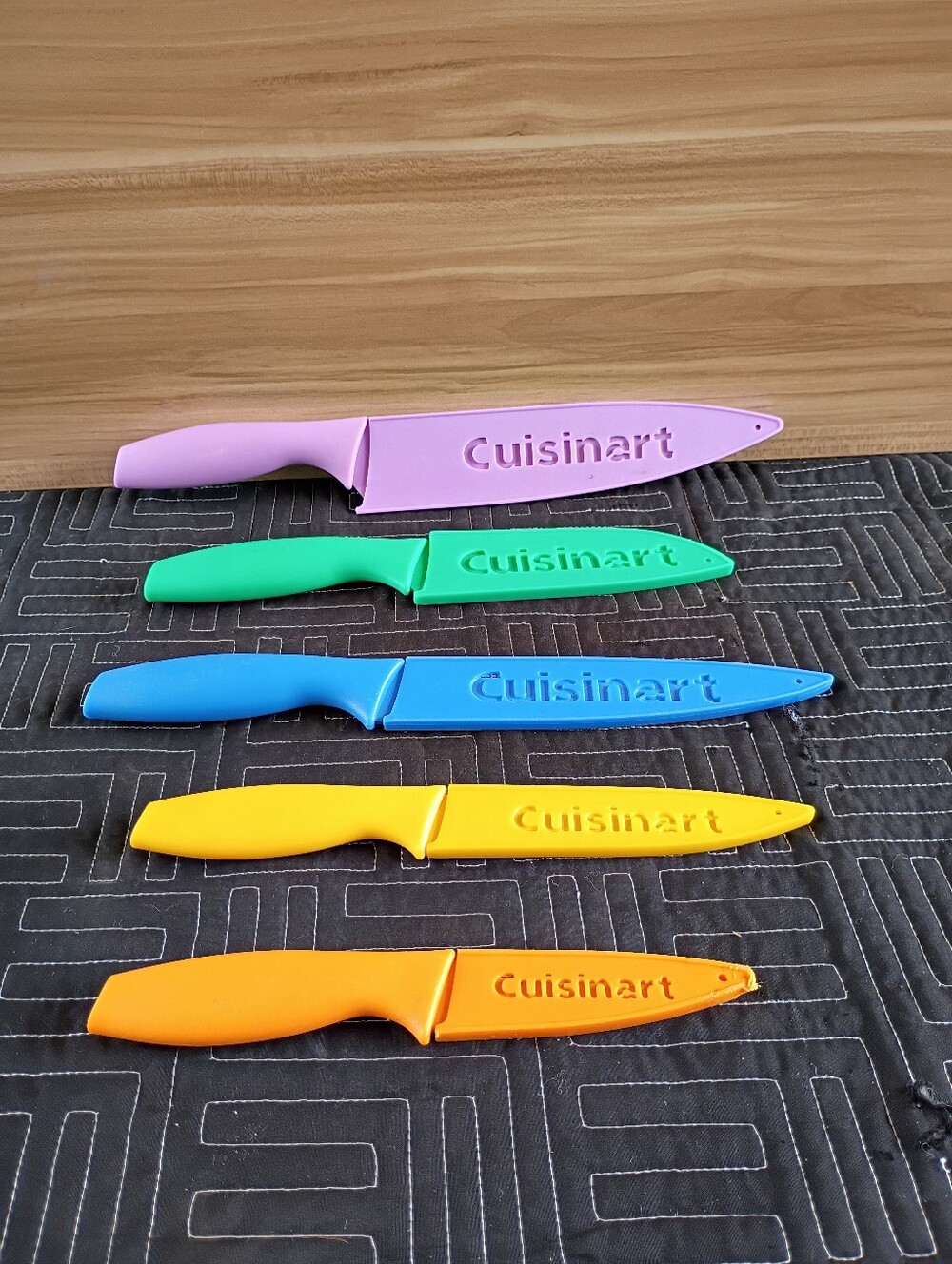Cuisinart Colorful Knife Set - Pink, Green, Blue, Yellow, Orange - Picture 1 of 9